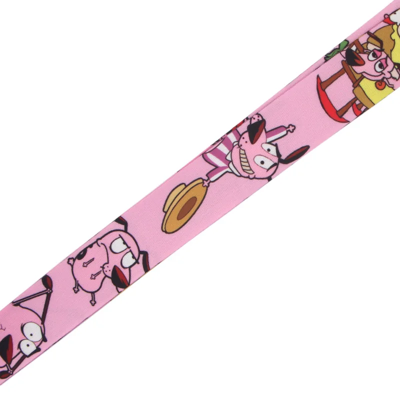 P3990 Dongmanli отвага трусливая собака брелок Lanyards держатель удостоверения личности ID карта Пропуск Тренажерный зал мобильный бейдж держатель ключевой ремень