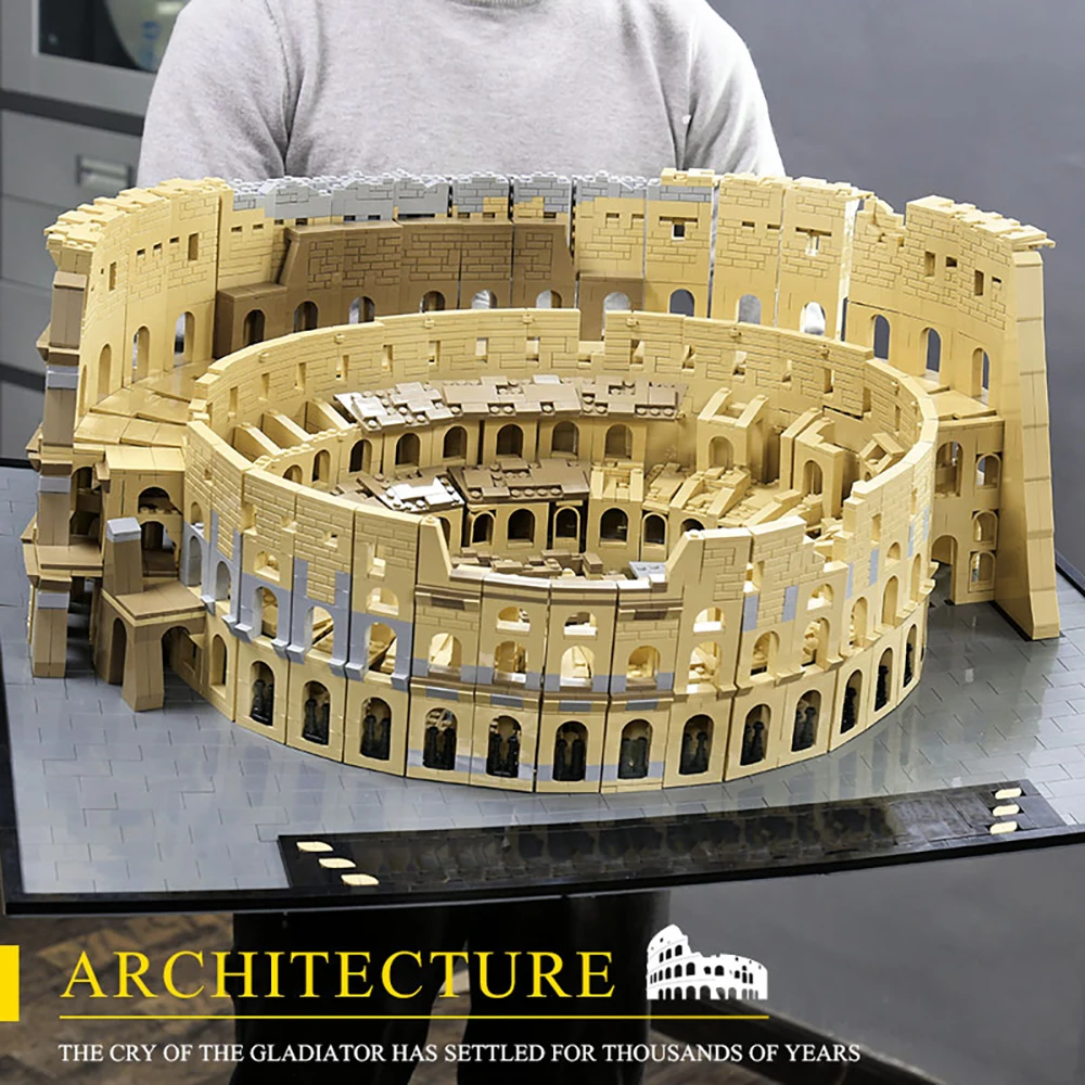 

MOULD KING The Architecture Colosseum Model Sets Building Blocks Bricks Roman Colosseum DIY Educational Toy for Boys Girls