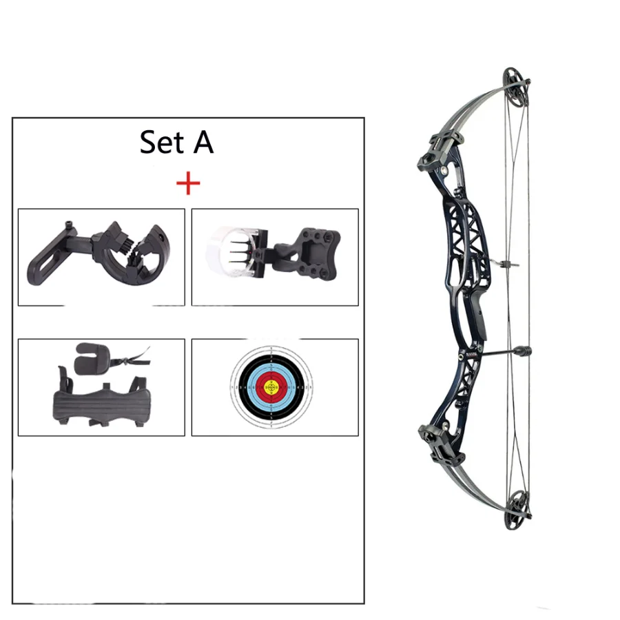 

Outdoor Hunting And Shooting 3-Color Composite Bow 40-60 Lbs. Universal Composite Bow Suitable For Adult Hunters