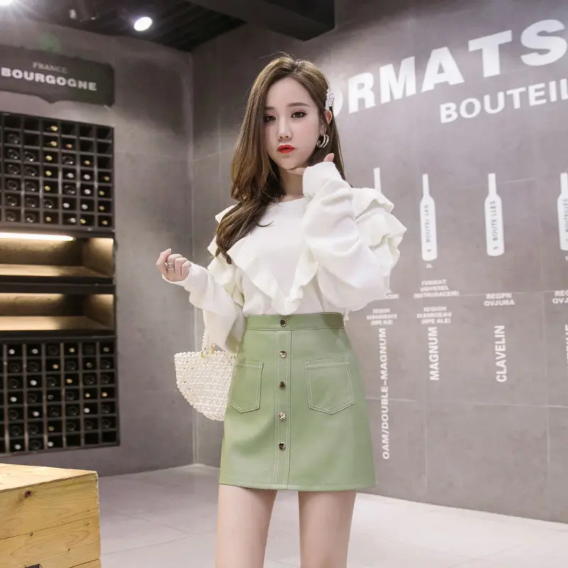 Высокие ботинки из Pu кожи талии Осенняя женская обувь зима А-силуэта модные