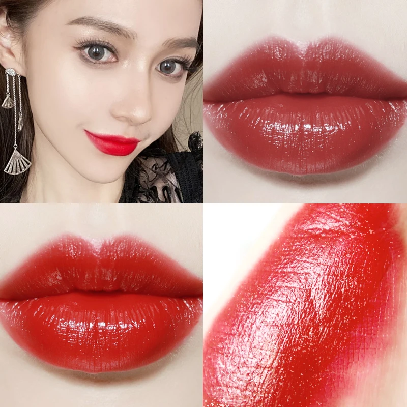 

6 Colors Natural Lipstick Red Lip Gloss Long Lasting Moisture Fashion Cosmetic Makeup Matte Lipsticks Waterproof Non-Stick Cup
