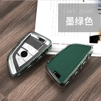 car key case cover carbon fiber for bmw x1 x3 x5 x6 series 1 2 5 7 f15 f16 e53 e70 e39 f10 f30 g30 car key fob shell protecor