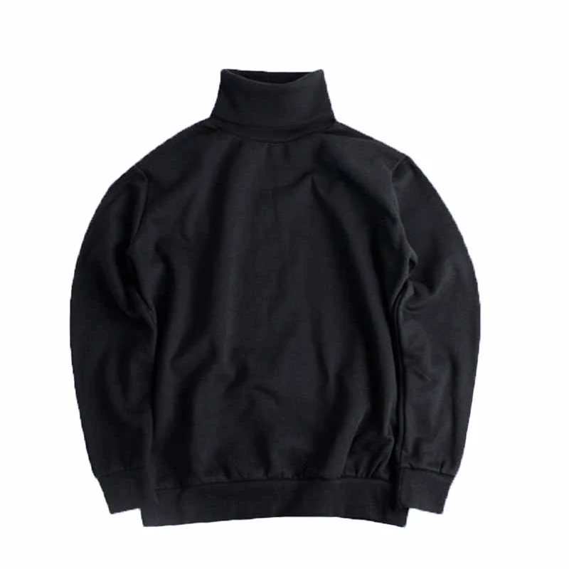 

2021 new high-quality high-neck sweater men's autumn and winter plus velvet thick loose sweater