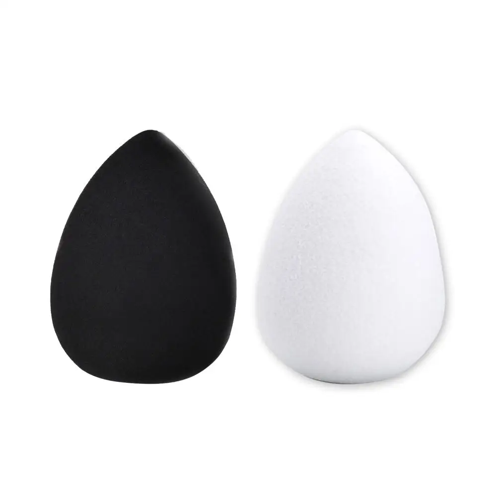 1 шт. в форме капли черный белый макияж аппликатор супер мягкий спонж для