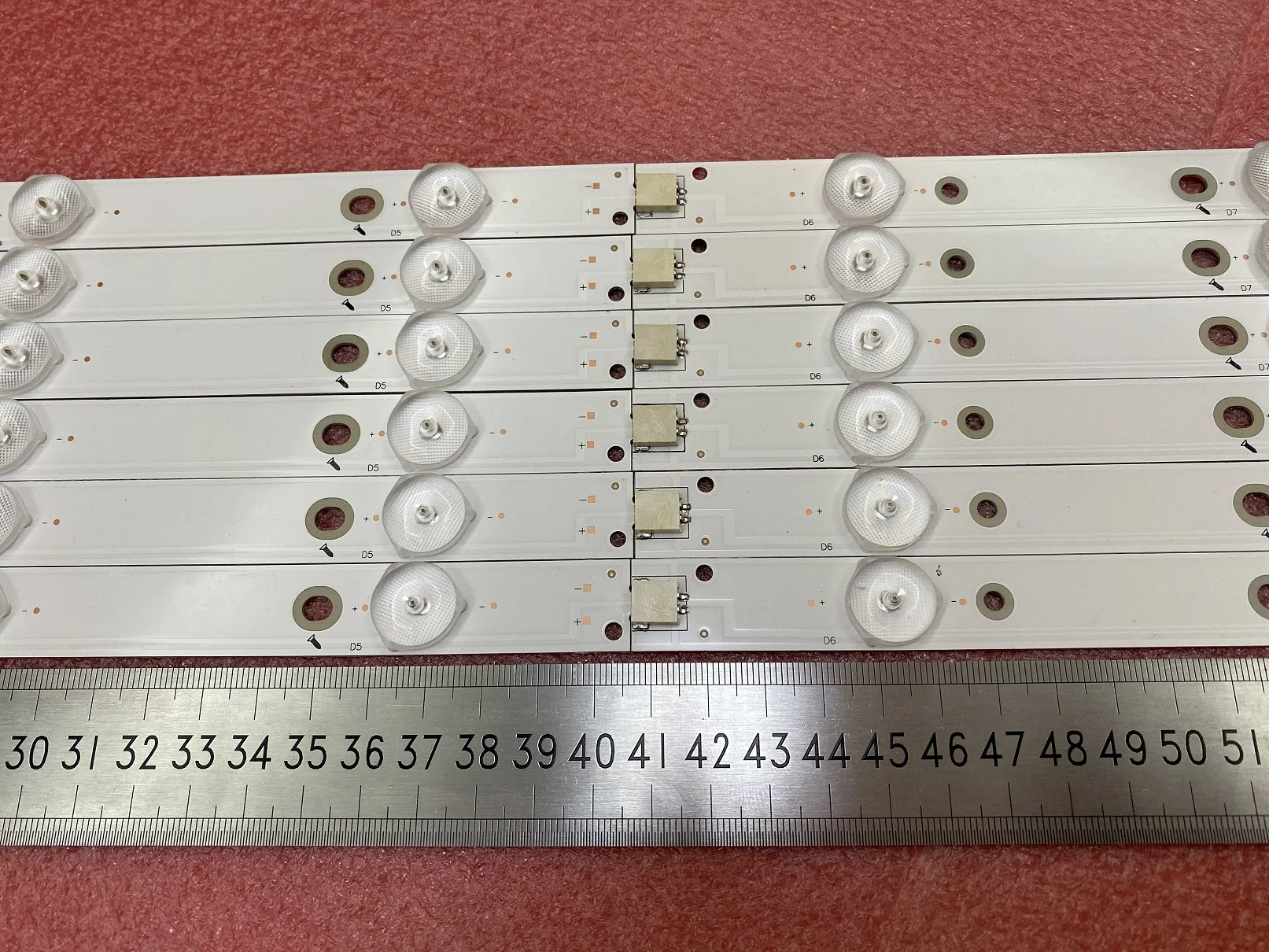 Комплект 12 шт. светодиодный подсветка полосы для 50PUH6400 50PUF6061 500TT67 V2 500TT68 V2 CL-2K15-D2P5-500-D612-V1 R L