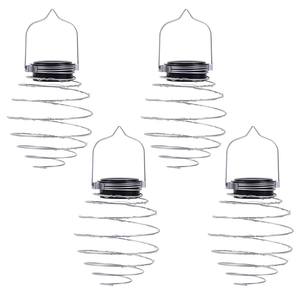 

4 Pcs Outdoor Solar Light Waterproof Pineapple Shape Garden Solar Lamp String Chain Hanging Decoration for Family 20 Led Beads