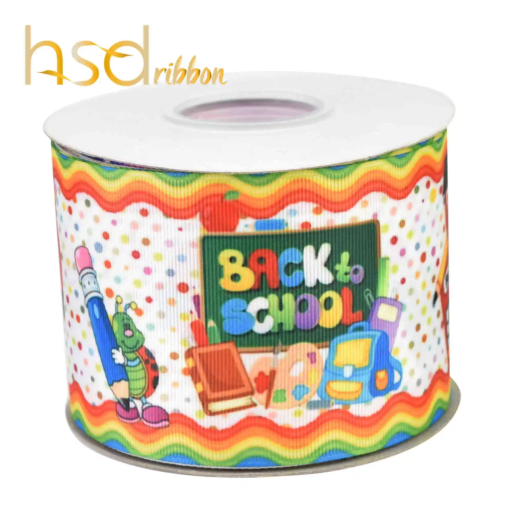 04 HSDCraft 16 мм 22 мм 25 мм 38 мм 50 мм 75 мм Школьные серии HT Grosgrain ленты 10 ярдов/рулон - Цвет: 04