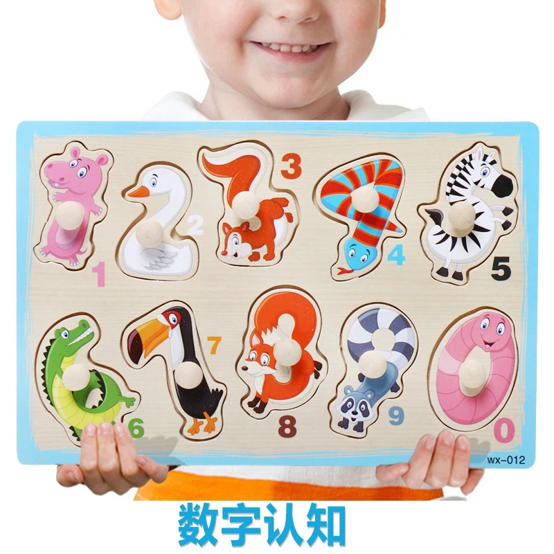 

Puzzle Toys Educational Toy Kids Toys Baby Toy For Children Wooden Puzzle Cartoon Wood Montessori Cognition Kids Toys
