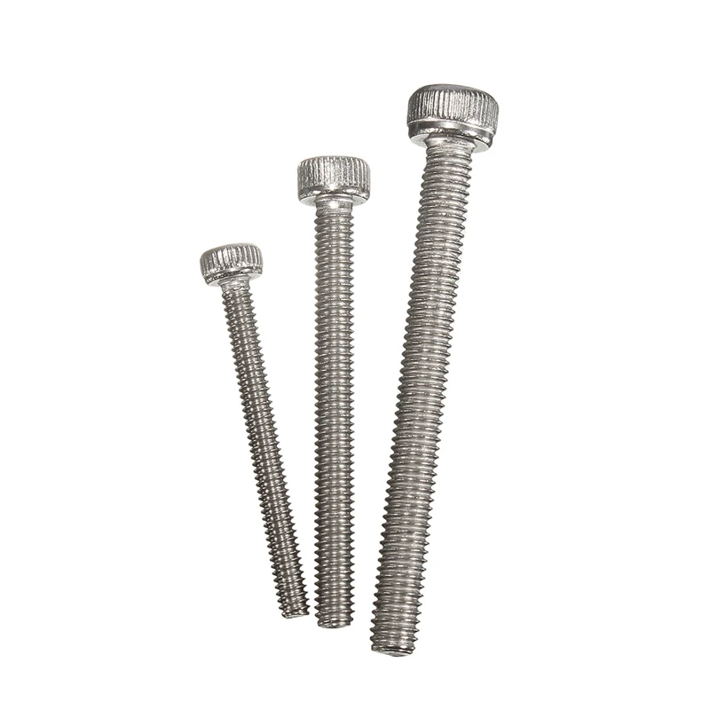 Suleve MXSS2 300 шт. M2/M2.5/M3 Нержавеющая сталь Шестигранная Кепки винты с шестигранной