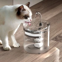 2l68oz cat water fountain filter automatic sensor drinker cat fountain pet water dispenser auto drinking fountain for cats