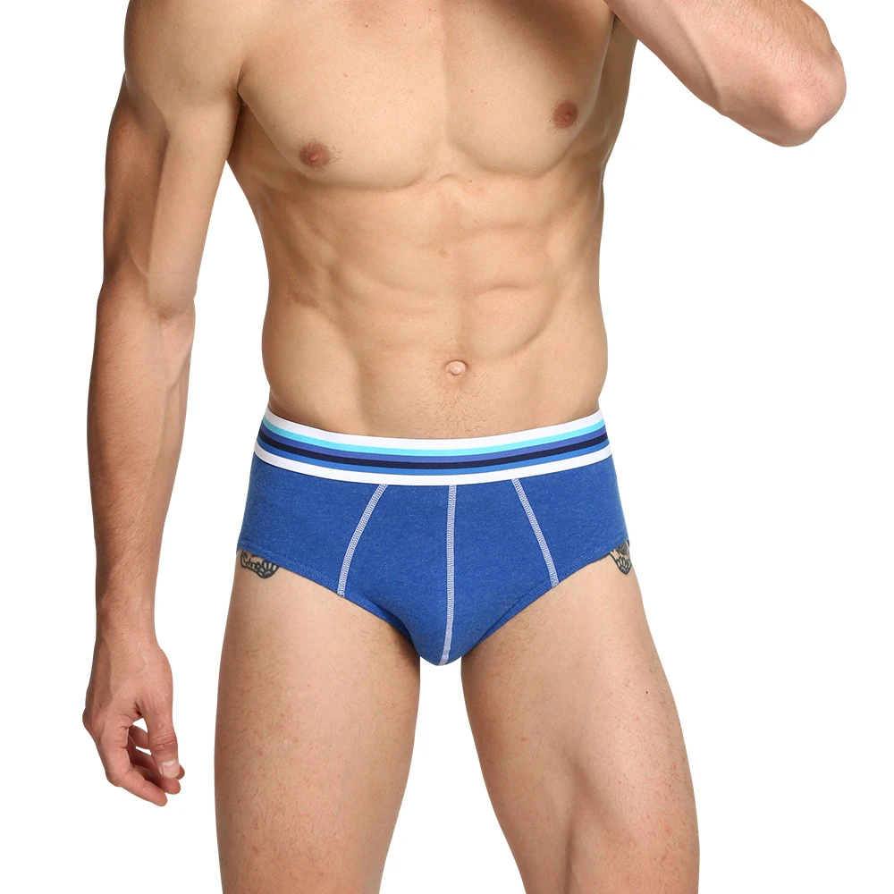 6 шт./лот модные брендовые сексуальные мужские короткие хлопковые трусы мужское