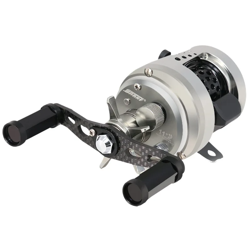 

Full Metal Micro-object Cast Drum Wheel Type 1000 11+1BB Lure Rod Mini Horses mouth Distant Wheel Carbon rocker
