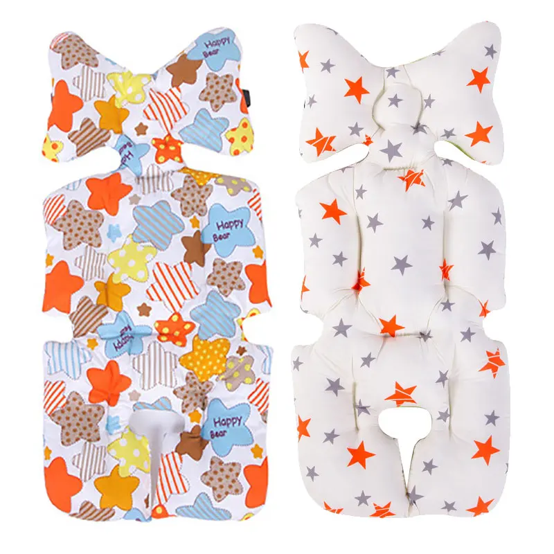 Сиденье для детской коляски коврик подушка хлопок удобный мягкий коляска