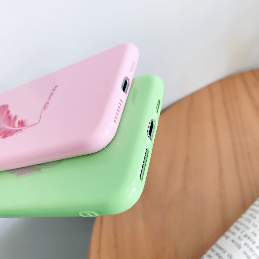 Новый глянцевый мягкий чехол для iPhone X Xs XR XsMax 8Plus 8 7Plus 7 6 6s Plus 11Pro 11ProMax 11 телефона |