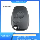 Ключ для Renault Megane Modus Espace Laguna Duster Logan DACIA Sandero Fluence Clio Kangoo 2 кнопки дистанционный ключ чехол