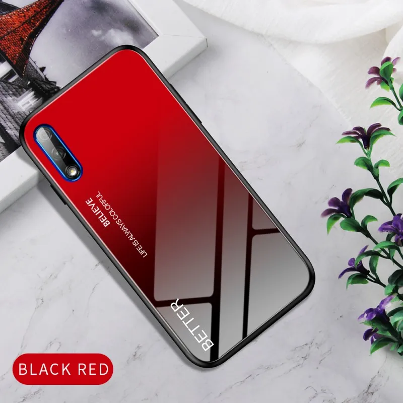 2 Чехол для huawei Honor 9X Pro 10i 20i P Smart Z Y6 Y9 Prime чехол с мраморным покрытием из закаленного стекла для huawei Honor 20 Pro 8A чехол - Цвет: 2