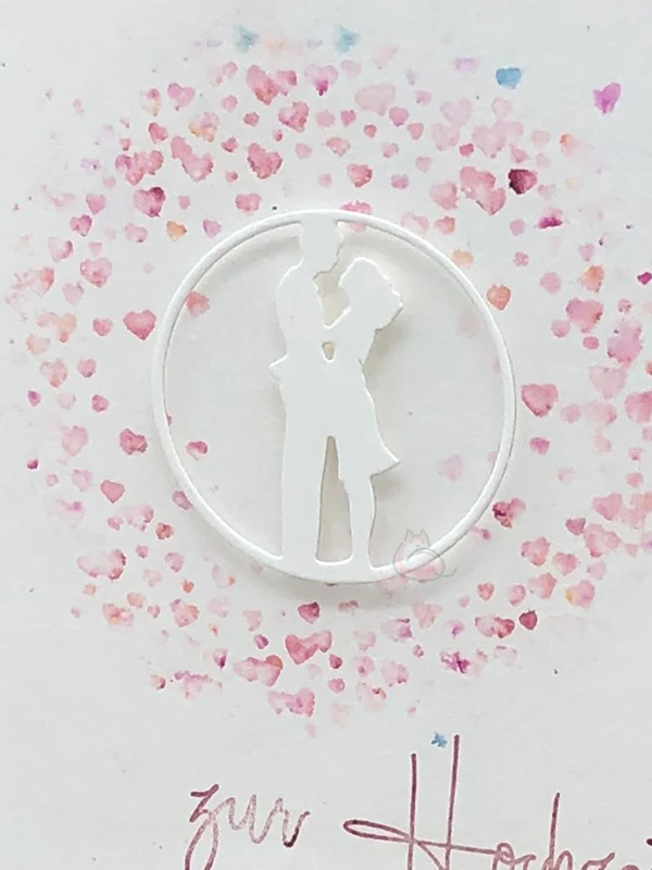 Catlove обнимательные мужские и женские круглые металлические режущие штампы