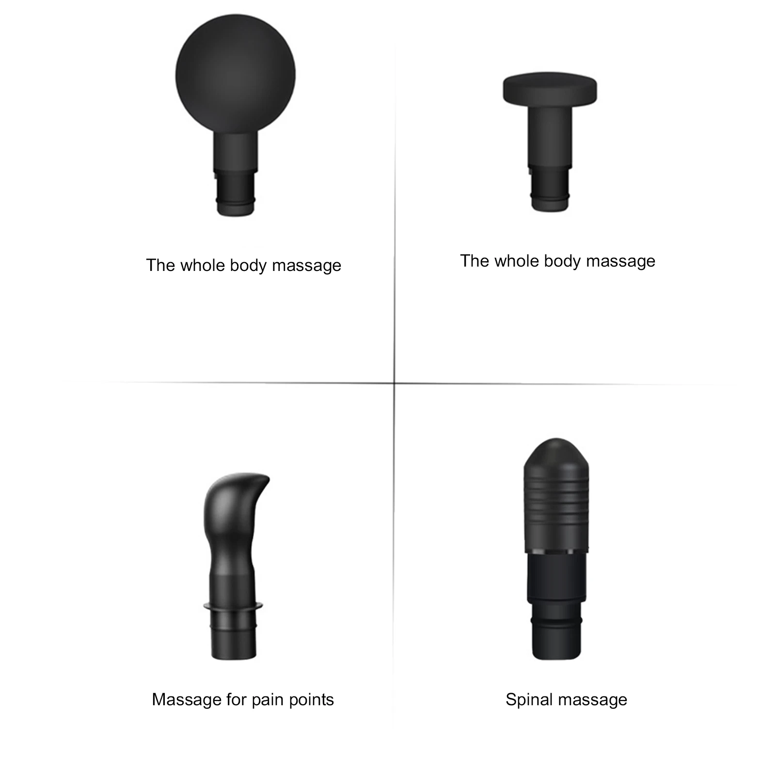 

Muscle Massage Pain Relief Deep Tissue Percussion Electric Body Fascia Massager Fitness Equipment Accessories