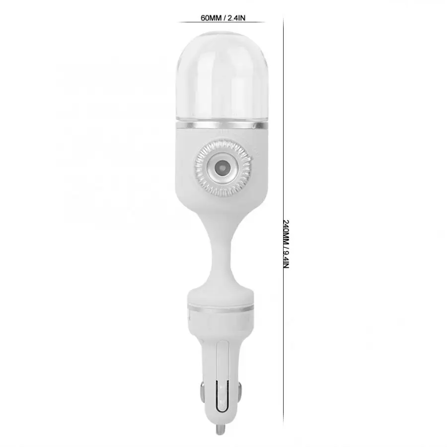 

70ML Ultrasonic Air Humidifier Aroma Essential Oil Diffuser Car USB Fogger Mist Maker Purifier