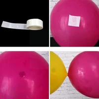 transparent double sided wedding birthday party attaching balloons round stickers accessories c5h8
