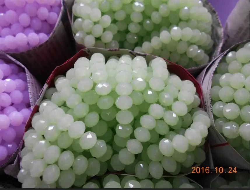 Новинка! Ограненные стеклянные бусины-разделители 4 мм 140 шт./лот модные ювелирные