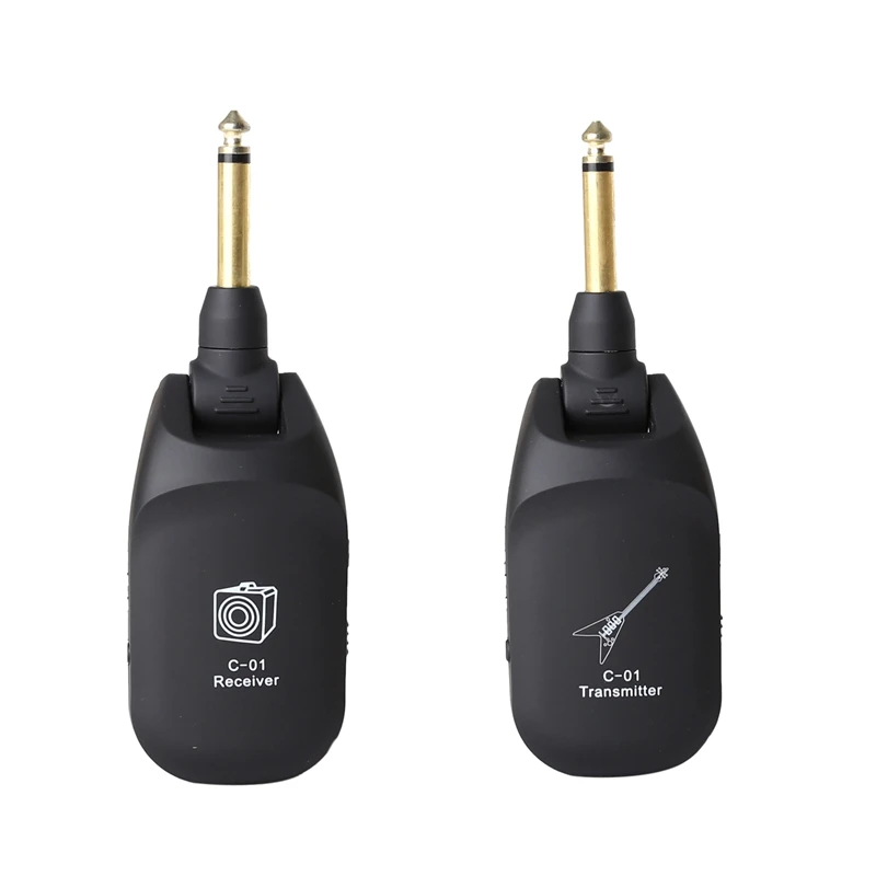 wireless guitar system gebaut in wiederaufladbare 4 kanäle wireless gitarre sender empfänger für elektrische gitarre bass free global s