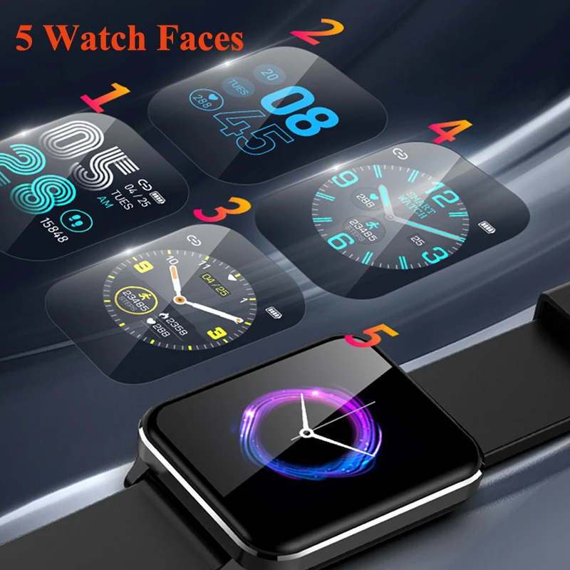 Многофункциональные часы лица Smartwatch кровяное давление ip67 smartband водонепроницаемый спортивный фитнес-браслет pk xaomi Mi band4