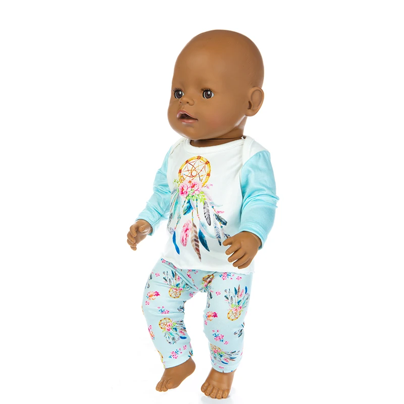 Новинка 2020 светильник синий костюм куклы одежда подходит для 43 см Детская кукла