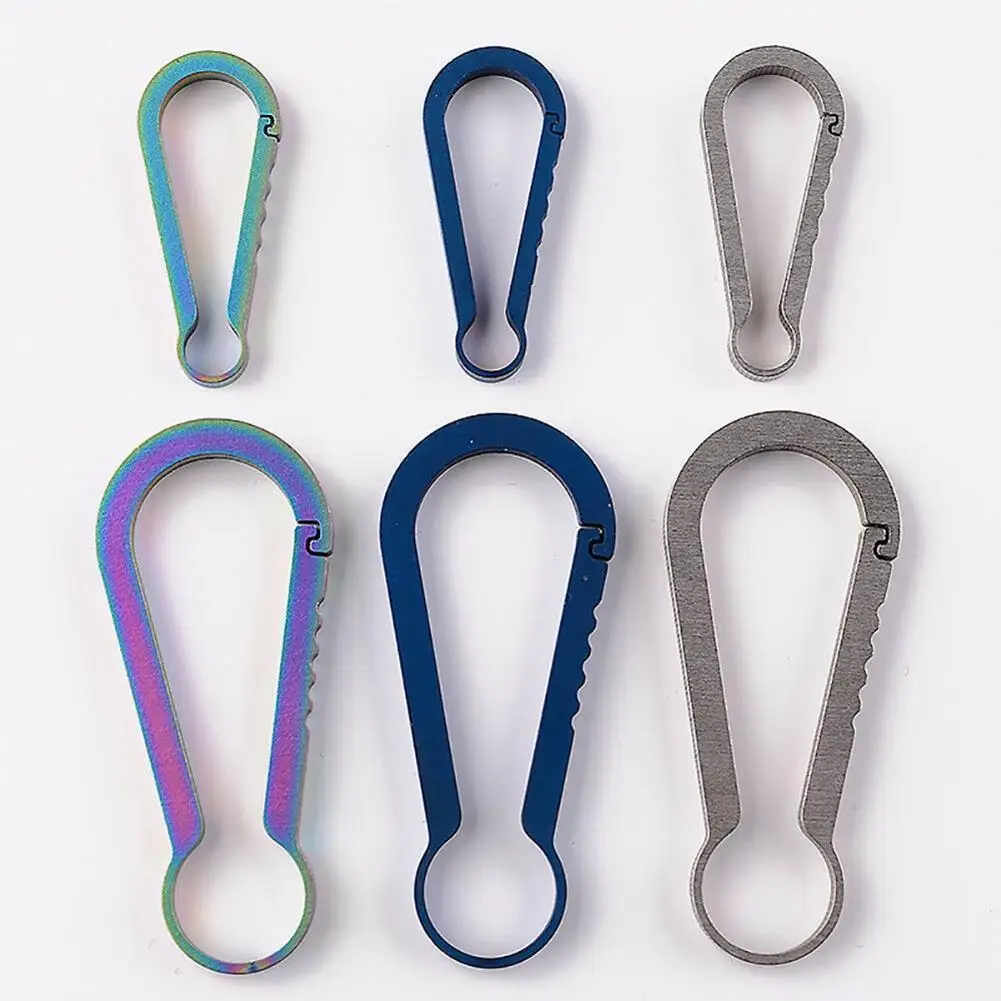 

Многоцветные титановые пряжки EDC уличный инструмент титановый сплав брелок титановая пряжка кольцо для ключей автомобильные аксессуары мн...