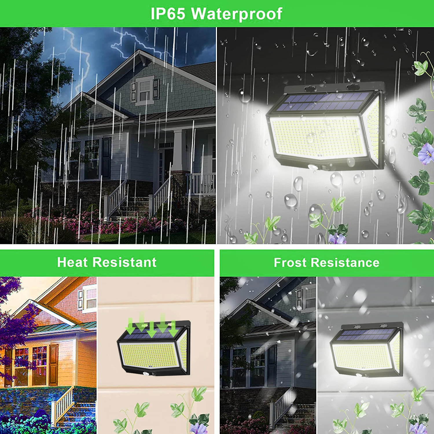468 Solar LED Light Outdoor 3 Modes Lamp with Motion Sensor Waterproof Sunlight Steet for Garden | Освещение