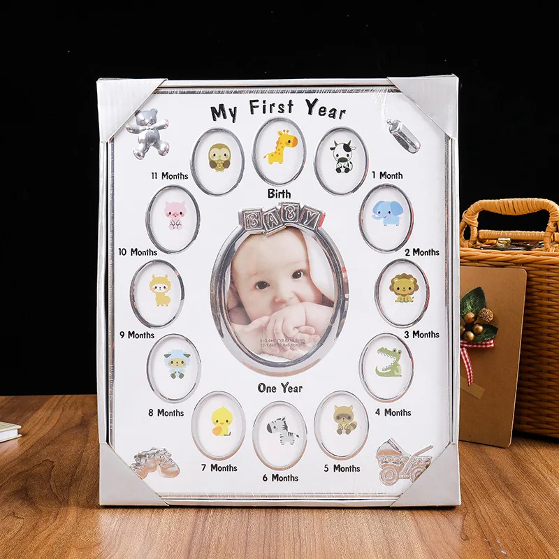 Фоторамки MY FIRST YEAR DIY Baby Growth 12 месяцев дисплей для фотографий домашний декор