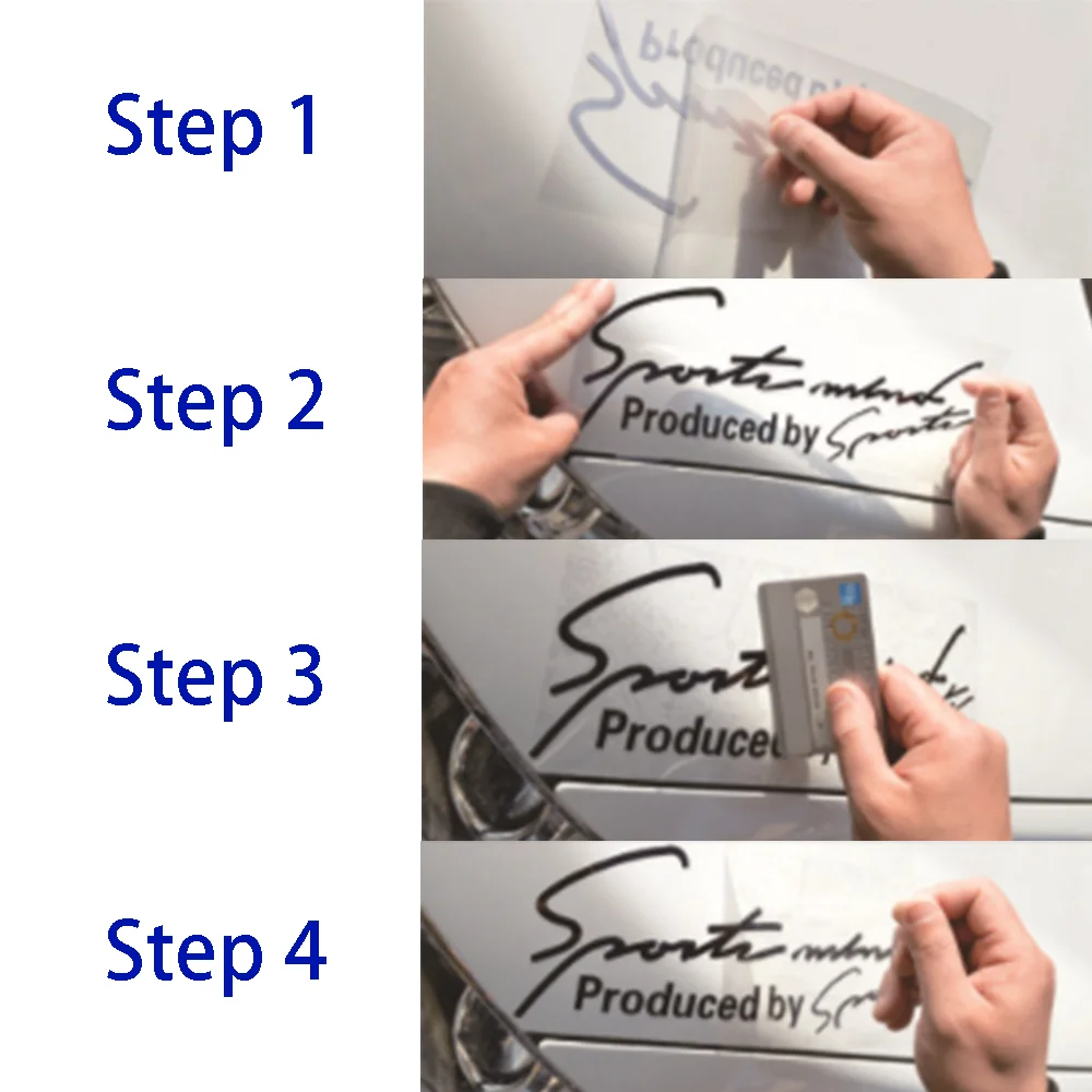 Автомобильные светоотражающие полосы R Word 2 шт. автомобильные наклейки