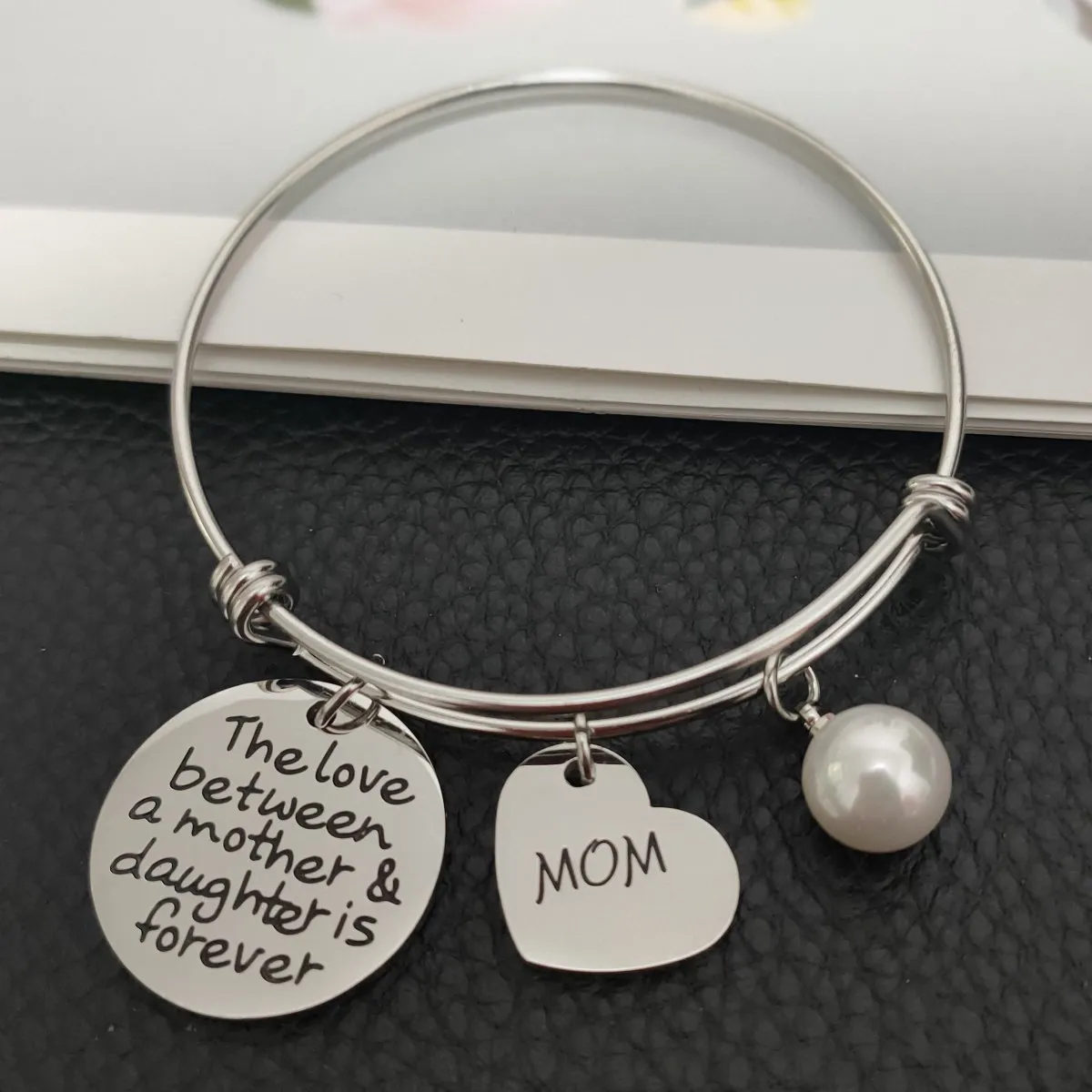 Расширяемые браслеты с шармами любовь между мамой и дочерью это вечный браслет