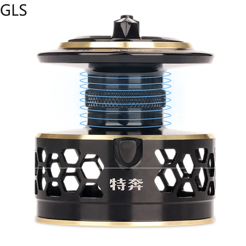 

Spinning Fishing Reel 5.0:1 / 4.9:1 Gear Ratio 20Kg Carbon Fiber Drag Power Metal Spool Fishing reel Carp For Saltwater