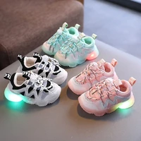 size 25 30 new glowing sneakers for teen kids led shoes with lighted up sole led slipper for children boys girls luminous shoes