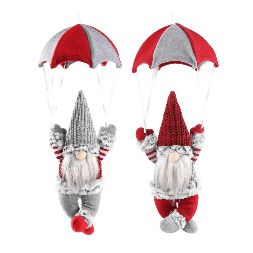 

Christmas scene decorations christmas faceless skydiving old man parachute Indoor Outdoor Party Christmas Creative Decorative