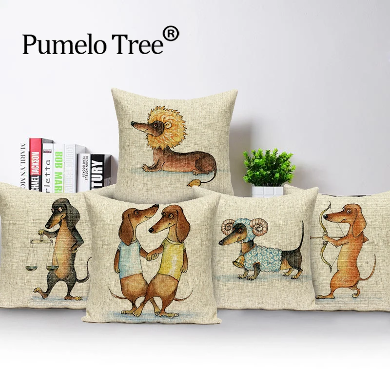 Чехол для подушки Boston Terrier декоративные наволочки дома в фермерском стиле