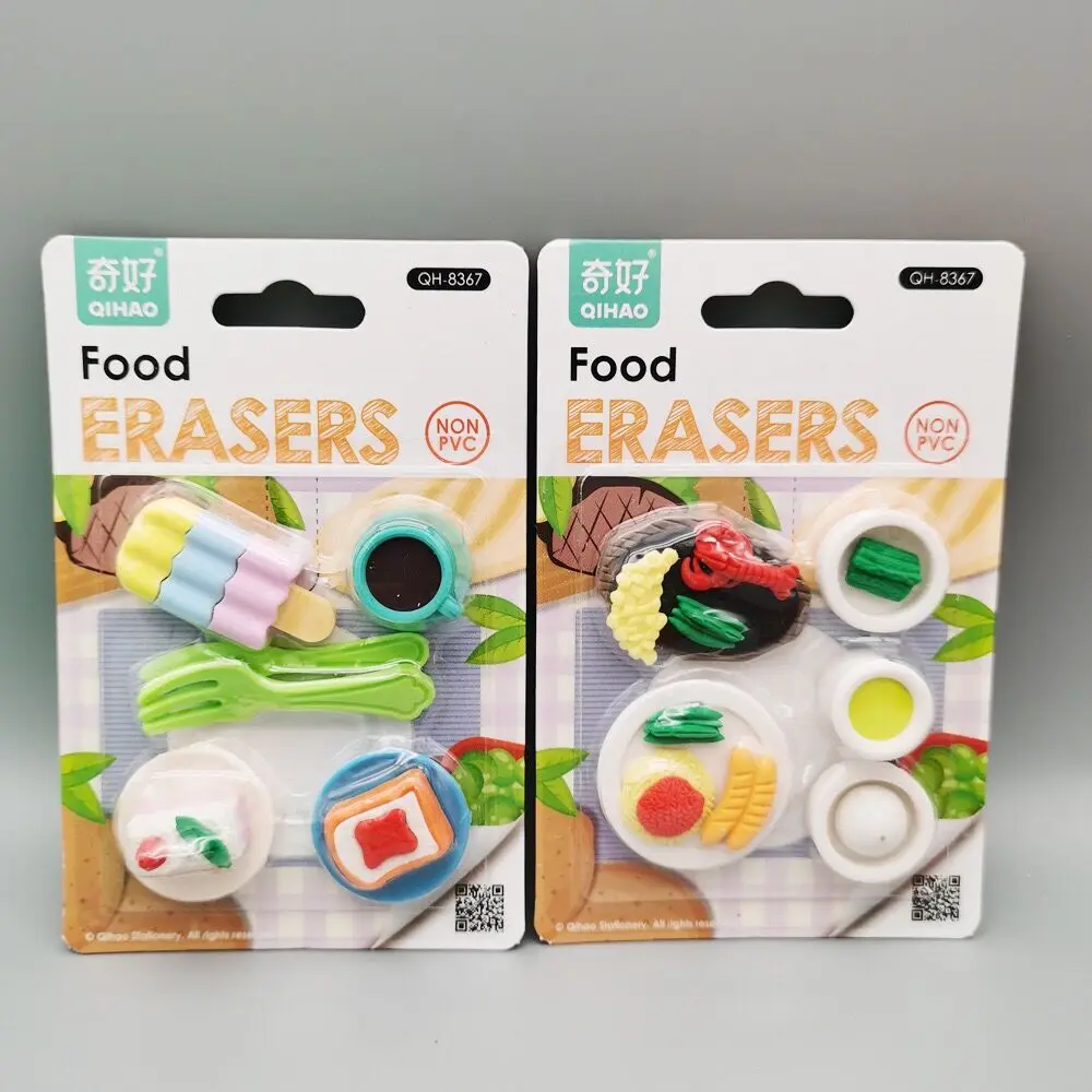 Изысканная еда резиновая мультяшная Милая Съемная сборная игрушка|Воздушные