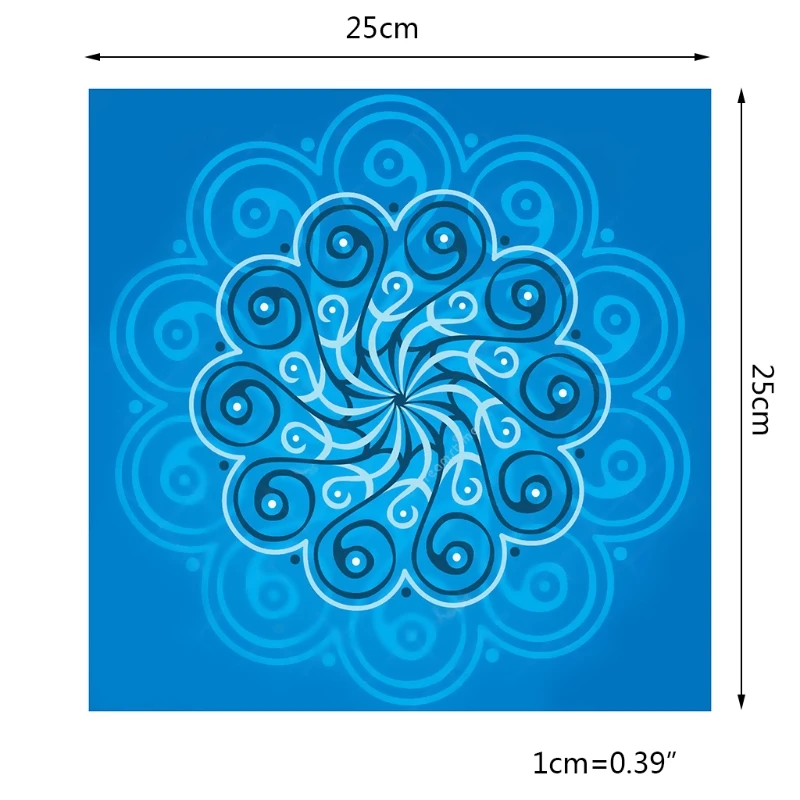 

MXLB 4 Sets Mandala 5D Full Drill Diamond Painting Embroidery Cross Stitch Kits DIY Rhinestone Crystal Home Decoration