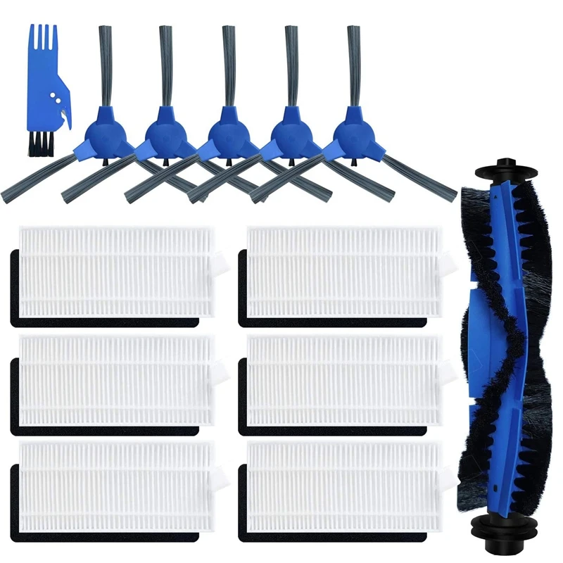 

Лидер продаж!-набор запасных частей для Eufy RoboVac 11S 30 30C 15C 12 35C, 6 фильтров, 5 боковых щеток, 1 вращающаяся щетка