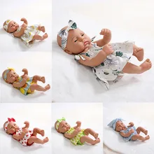 40cm Bebe Reborn Dolls For Girls Waterproof  Full Silicone Soft Lifelike Real Reborn Bebe Toys For Children Birthady Gift Toys