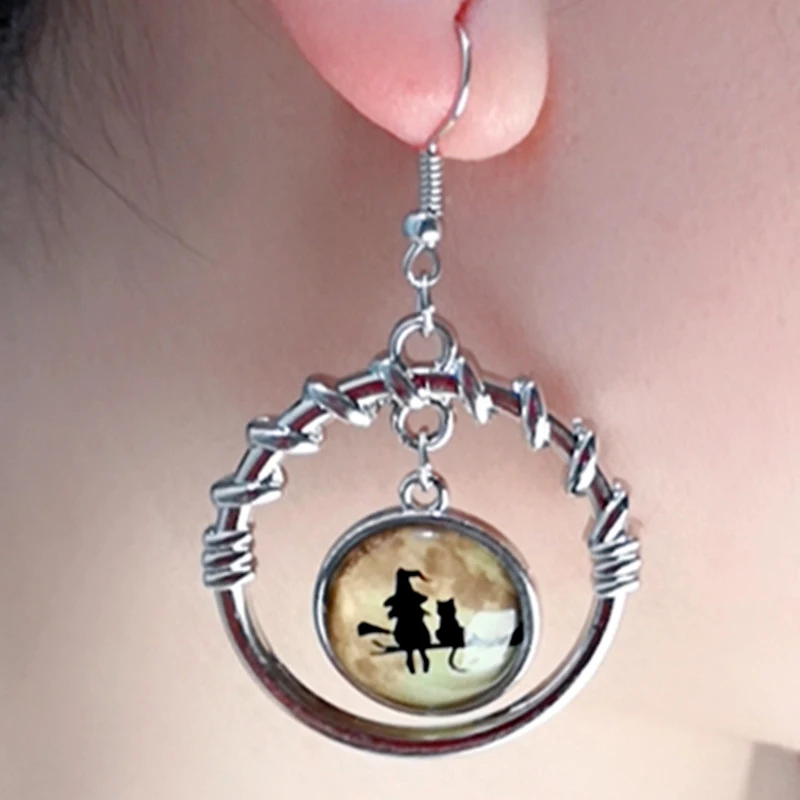 Серьги-книжки в ретро стиле для влюбленных ювелирные украшения весы книжные