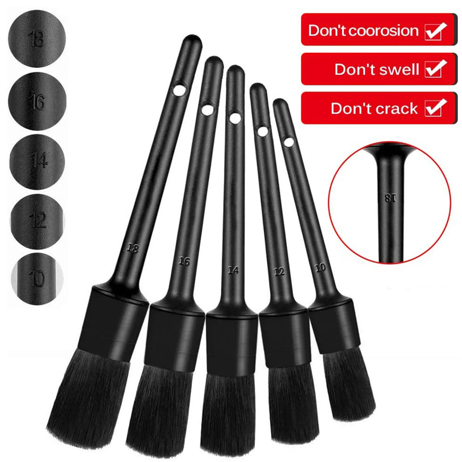 

Набор универсальных щеток для очистки автомобильных шин, 10 шт.