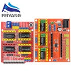 Новый гравировальный станок с ЧПУ Shield V4 shield v33D-принтерплата расширения драйвера A4988 для arduino Diy Kit