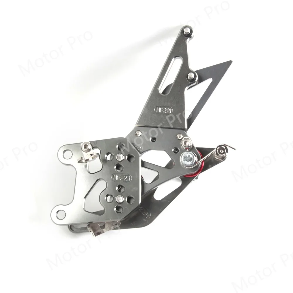Регулируемые подножки для Honda CBR600RR 2007 2008 аксессуары для мотоциклов педали для ног Peg Rearsets CBR 600 RR CBR600 600RR