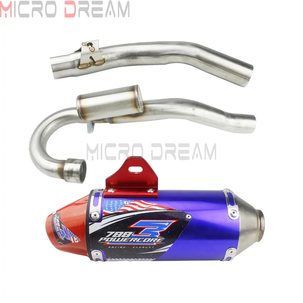 Внедорожные полный глушитель Системы слипоны Хвост труба глушителя для Honda CRF150F
