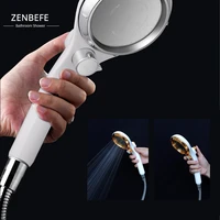 removable and washable adjustable flow size pressurized water saving shower shower head shower head yijian water stop shower