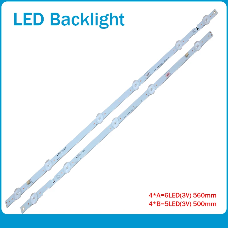 

New 4 PCS LED backlight strip for 55PFL5601 55W5S1P 55W6S1P LB55084 UDULEDLXT006 UDULEDLXT005 UDULEDOGS059 UDULEDOGS060