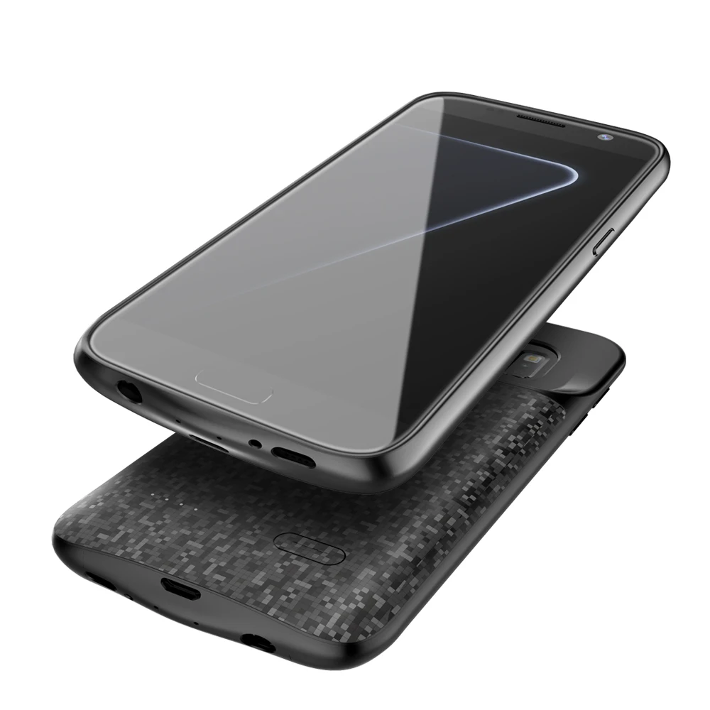 Чехол для зарядки аккумулятора S7 для samsung Galaxy S7 Edge, чехол для зарядного устройства, Силиконовый противоударный чехол для резервного питания