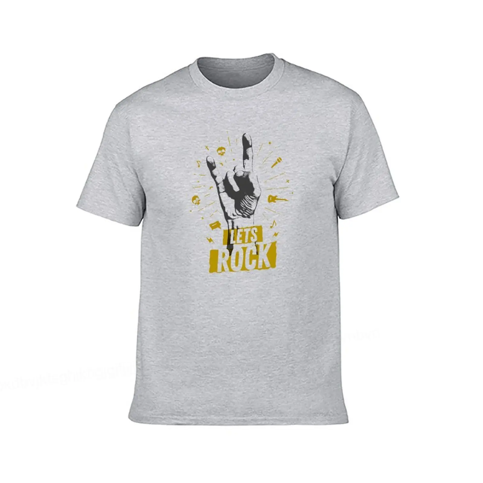 

Let's Rock мужские дизайнерские футболки, летняя футболка 100% хлопковые топы больших размеров в винтажном стиле, с коротким рукавом, футболки с п...